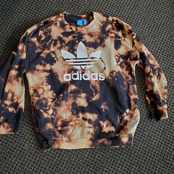 adidas Other - CUSTOM Tie Dye Adidas Trefoil Sweater